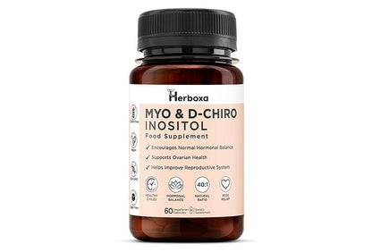 Herboxa Myo & D-chiro Inositol | Συμπλήρωμα Διατροφής για Ορμονική Ισορροπία 60 ταμπλέτες